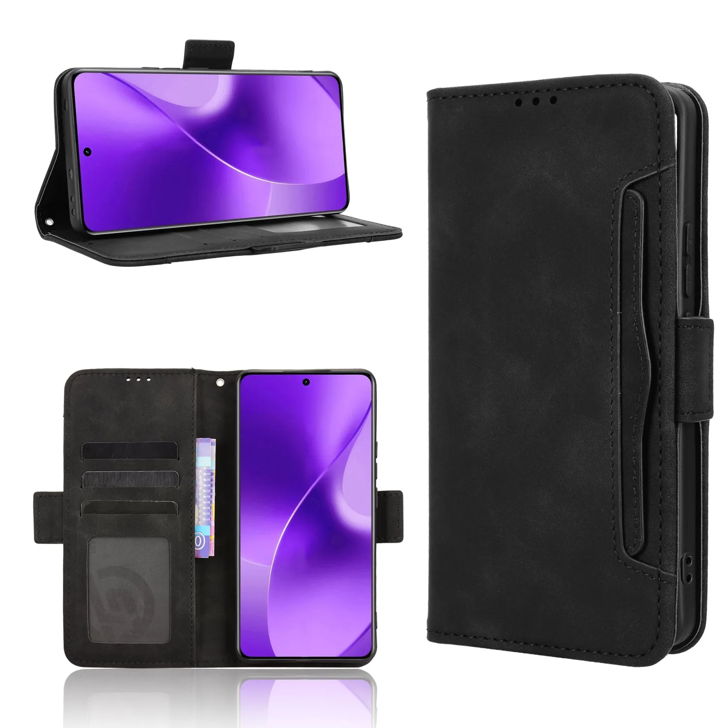 

Leather Case For Oppo Realme 15 14 14T 14X 13 12 Pro Plus 4G 5G Strong Magnet Case Flip Magnetic Wallet Flip Cover