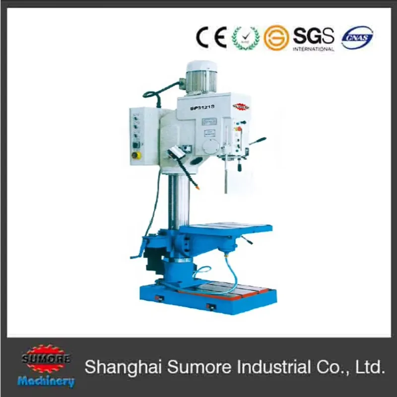 Machine SP3121S Bench Drill 40mm Industrial Vertical Drilling Machine With Auto Feed SUMORE