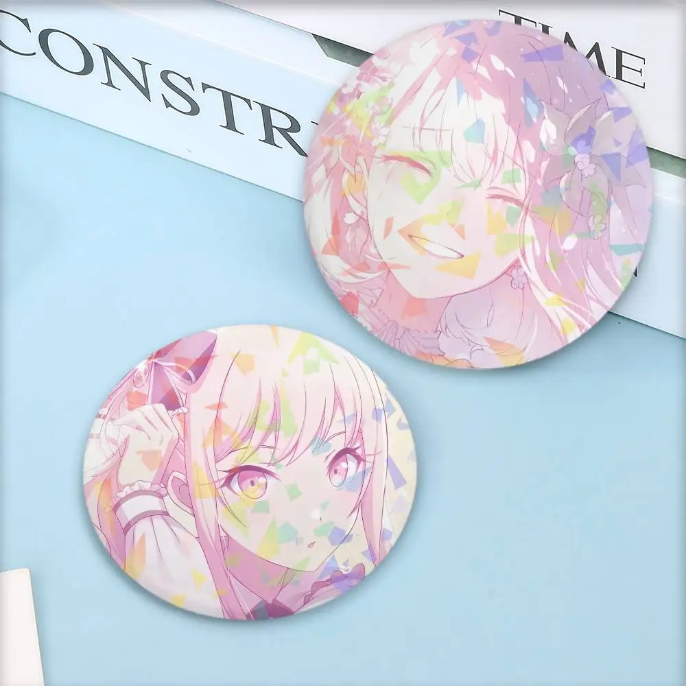 Akiyama Mizuki Project Sekai Lapel Pins for Backpacks Briefcase Laser Brooch Clothes Gifts