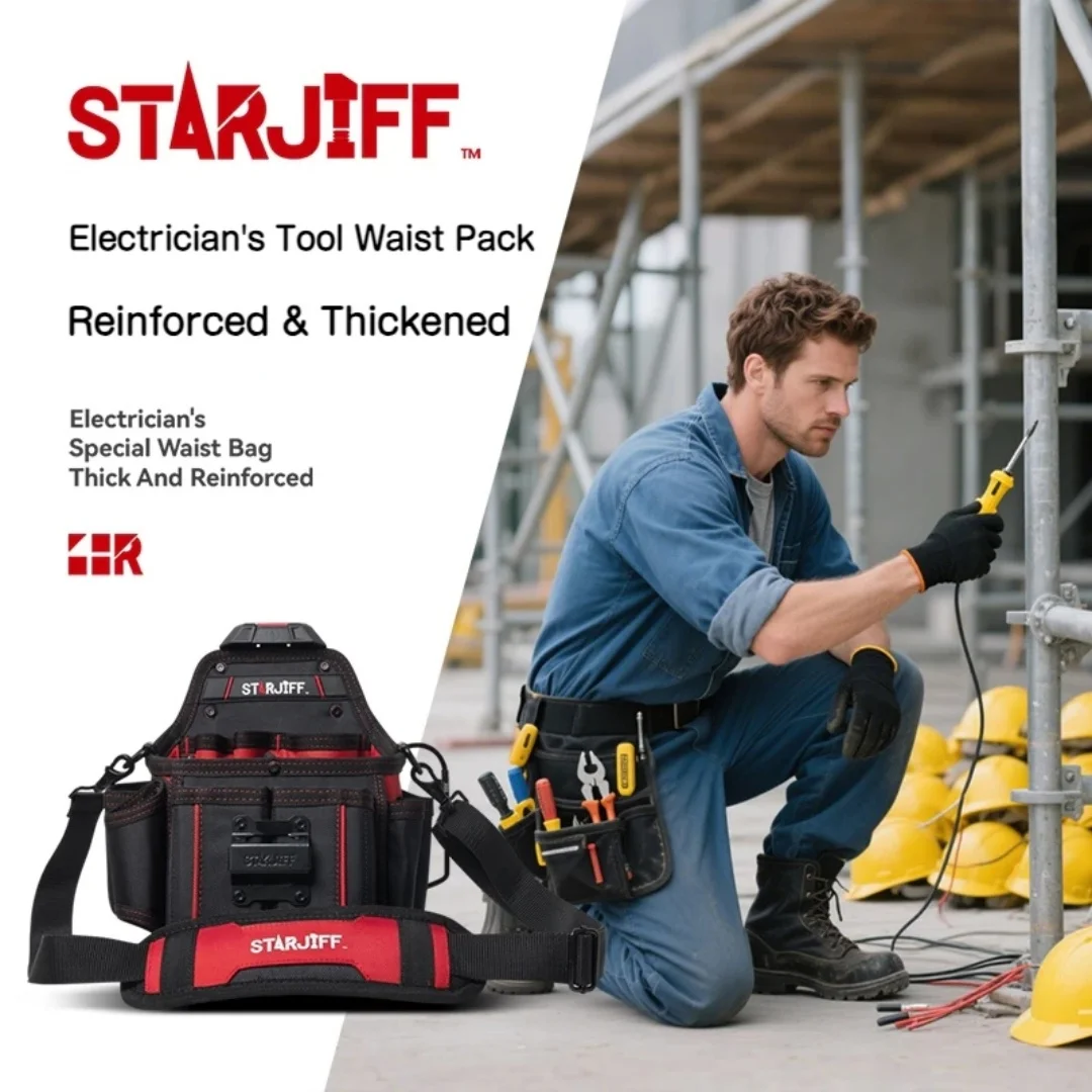 starjiff-hc2522-bolsa-de-cintura-para-herramientas-de-electricista-gran-capacidad-de-secado-rapido-tela-oxford-de-alta-densidad-resistente-al-desgaste-extra-gruesa