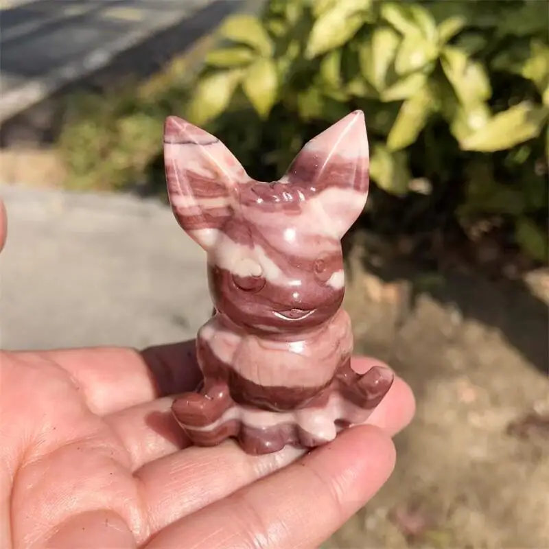 Натуральный кристаллический нефрит, мультяшная резьба, меменномегалит, мощная статуя для украшения дома, комнаты, подарок, 1 шт.