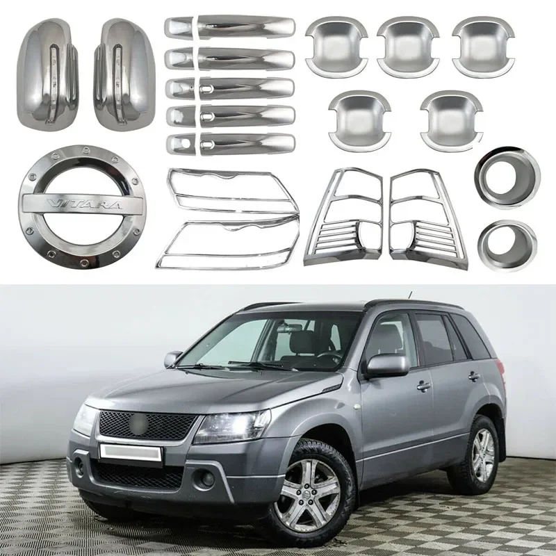 For Suzuki Vitara 2008 Rearview Mirror Handle Door Bowl Front Lamp Shade Exterior Trim Replacement