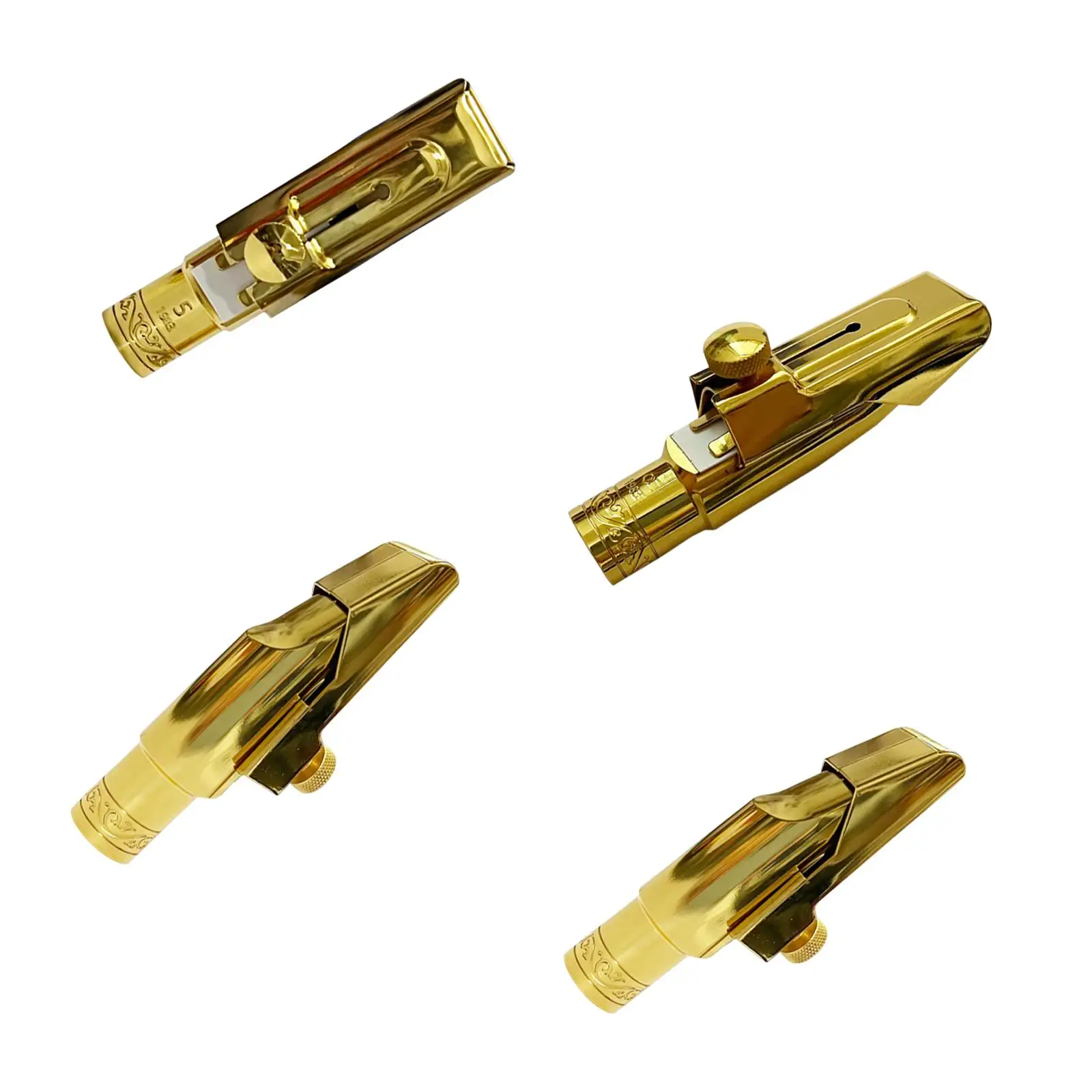 

Alto Saxophone Mouthpiece Musical Instruments Accessories Practical Reusable Metal Mouthpiece Portable Gifts for Kids Adults