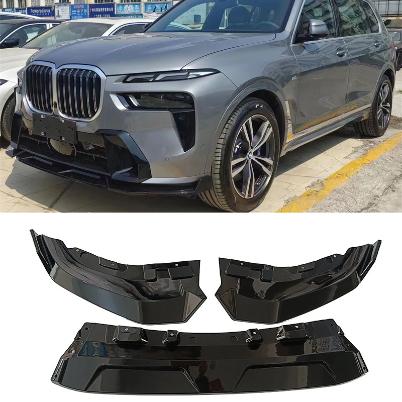 For G07 Car Front Bumper Diffuser Lip Splitter 2023 Year BMW X7 Anti-Collision Accessories Refit Body Kit