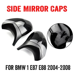2xMirror Cover E90 Car Side Door Rearview Side Mirror Cover Cap For BMW E90 E91 2005-2007 E92 E93 2006-2009 M3 Style E80 E81 E87