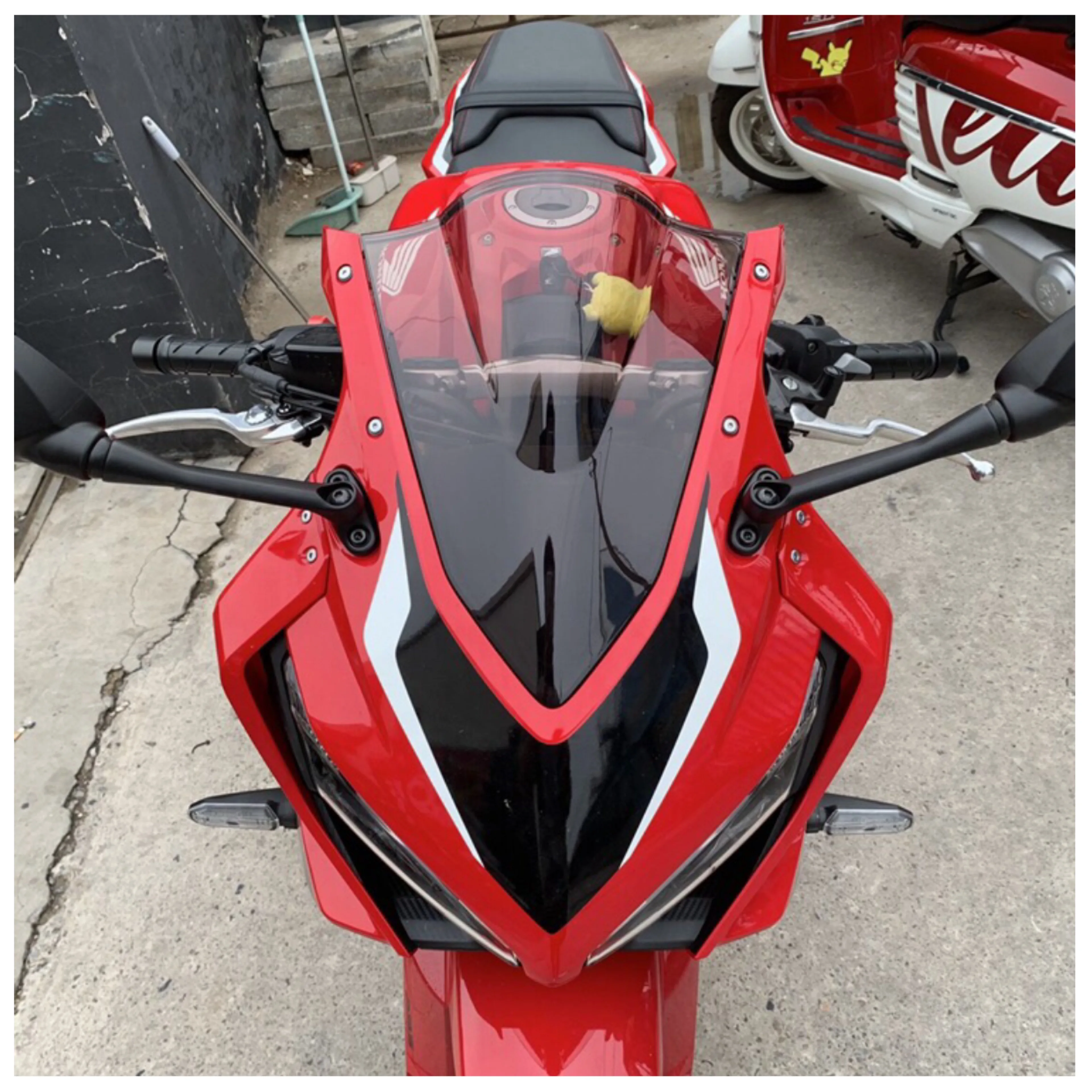 para-brisa-de-motocicleta-para-honda-cbr650r-cbr-650r-2019-2024-defletor-de-vento-double-bubble