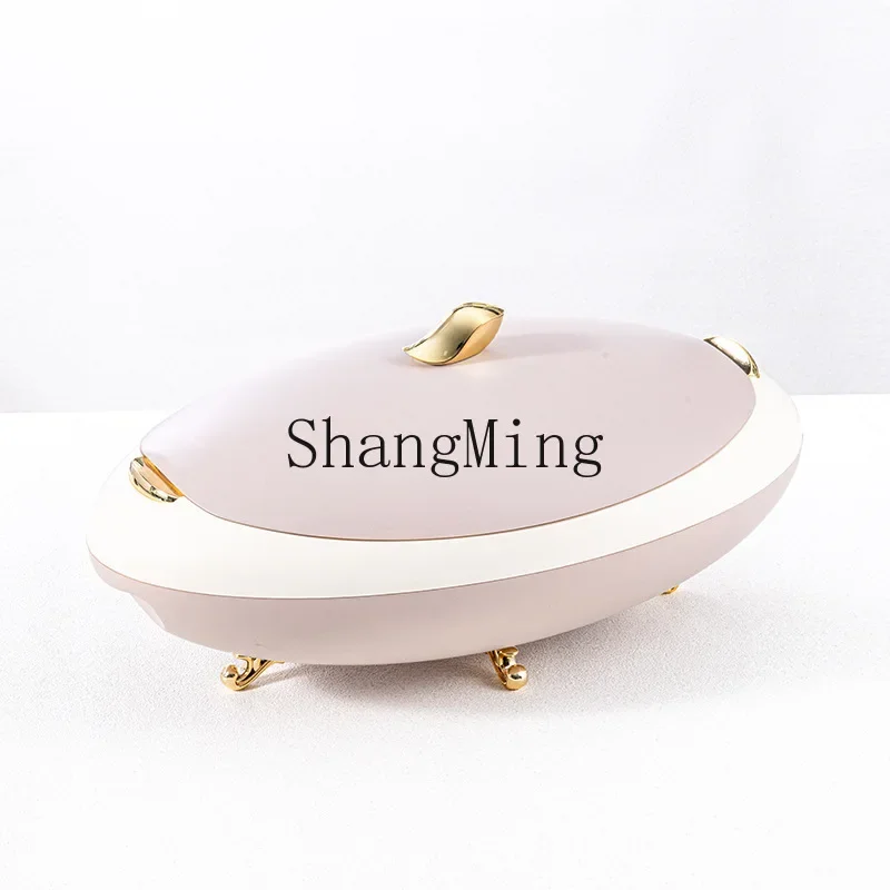 CLL hot-selling fashion simple thermal insulation bucket stainless steel packaging golden style 3L4L5L6L