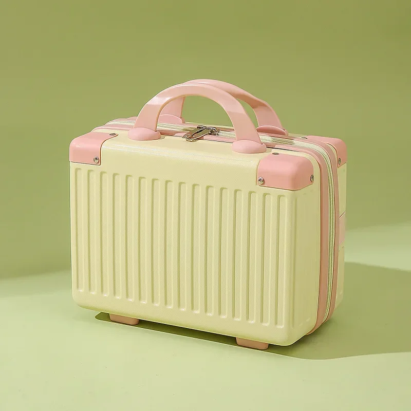 Sunorchid Handgepäck-Koffer Kosmetiktasche Kleiner Kabinen-Reisekoffer Mini-Tragetasche Aufbewahrungsbox Make-up-Koffer Gepäck für Frauen