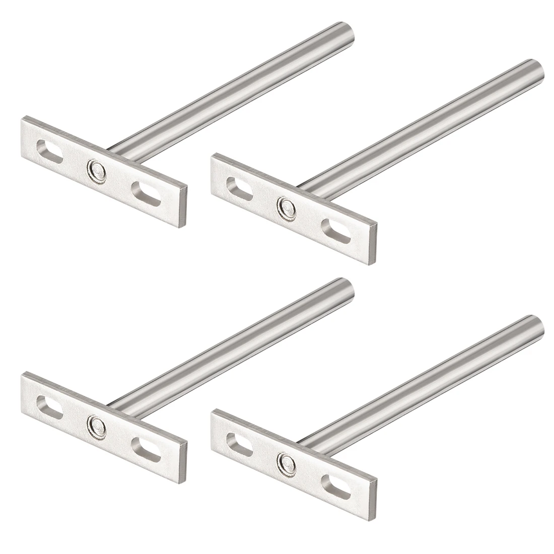 

Pack of 4 Invisible Floating Shelf Brackets, 5" (126mm), Hidden Blind Supports for Concealed Shelves