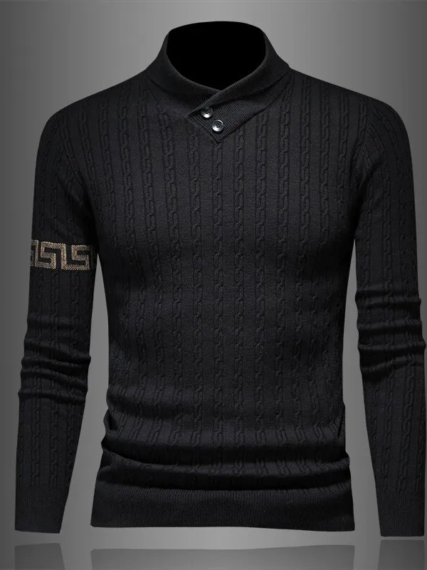 

Men's Winter Luxury Light Knitted Wool Sweater V-Ne Slim Fit Trendy Base Layer Warm Crew Ne Pullover Sweatirt