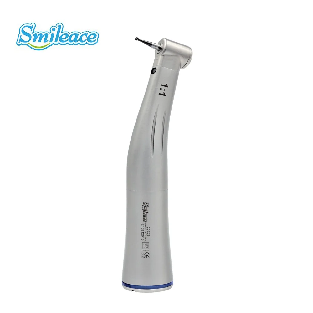 Dental 1:1 Contra Angle Fiber Optic Low Speed Handpiece Inner Water Spray Handpiece