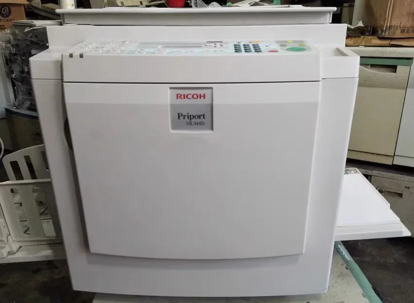 Ricoh DX3442/3443DD3344 integrated speed printer, learn color 90% new, with Chinese display