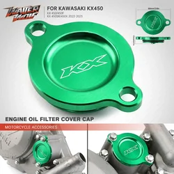 KX250F KX450 Coperchio del filtro olio combustibile motore per KAWASAKI KX250 2006 KX450F KXF KX 250 450 KX450 F/X 2024 Accessori moto