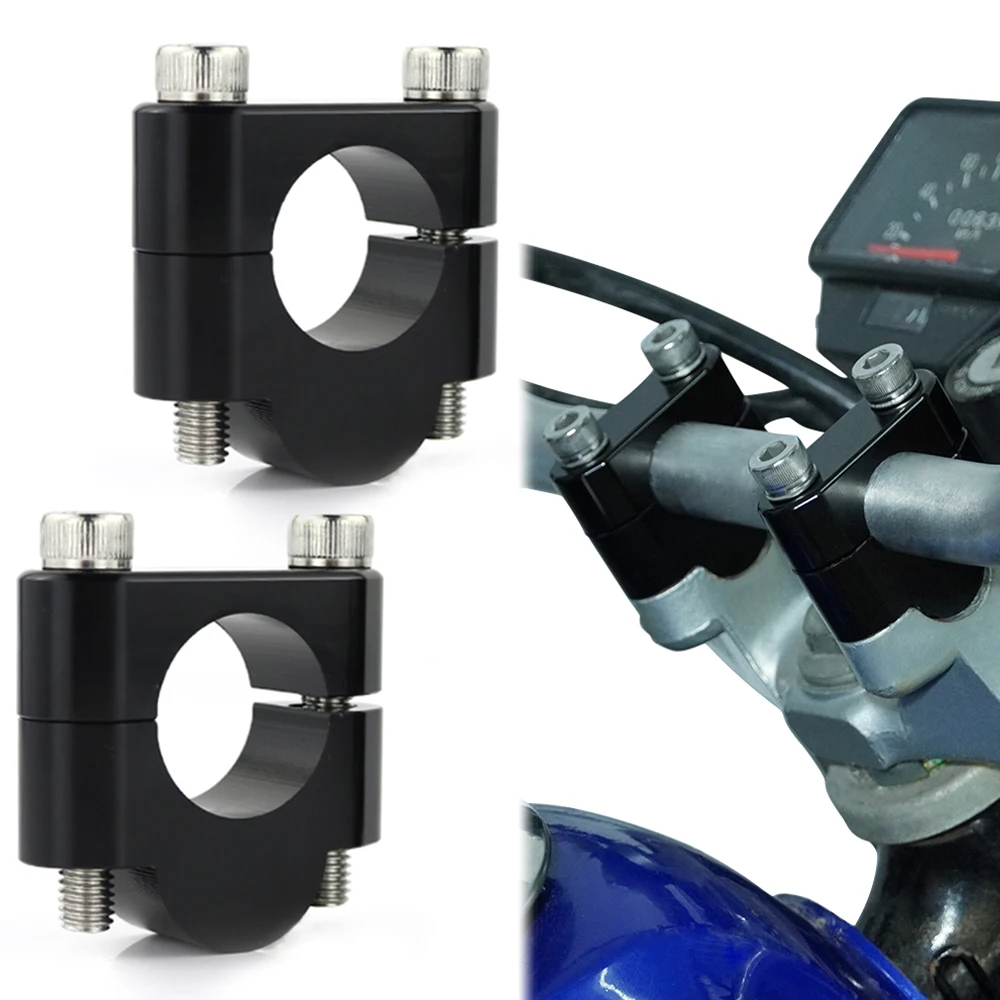 

22mm 7/8" Handlebar Risers Mounting Clamps CNC Aluminum Fit For BMW G310R F650GS F650CS F650 R1100GS R850GS R850R