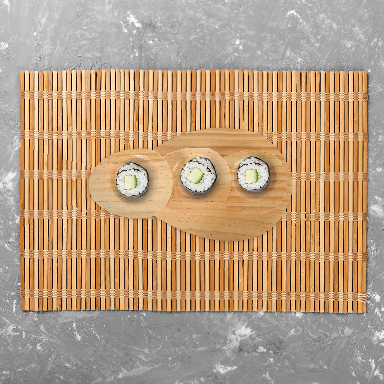 

Multi Tiered Tray Sushi Serving Platter Wooden Dishes Japanese Food Plate Party Platter Elliptical Steps Sashimi Snack