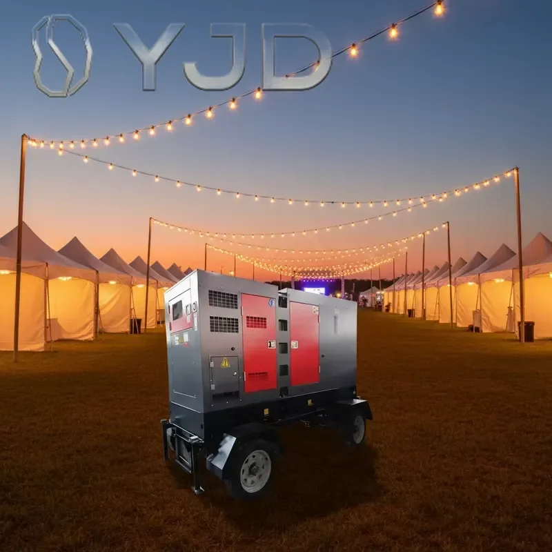 2026 Hot Sale Engine 100Kw Single Phase 50/60Hz Trailer Type Diesel Generator Set 125kva Genset