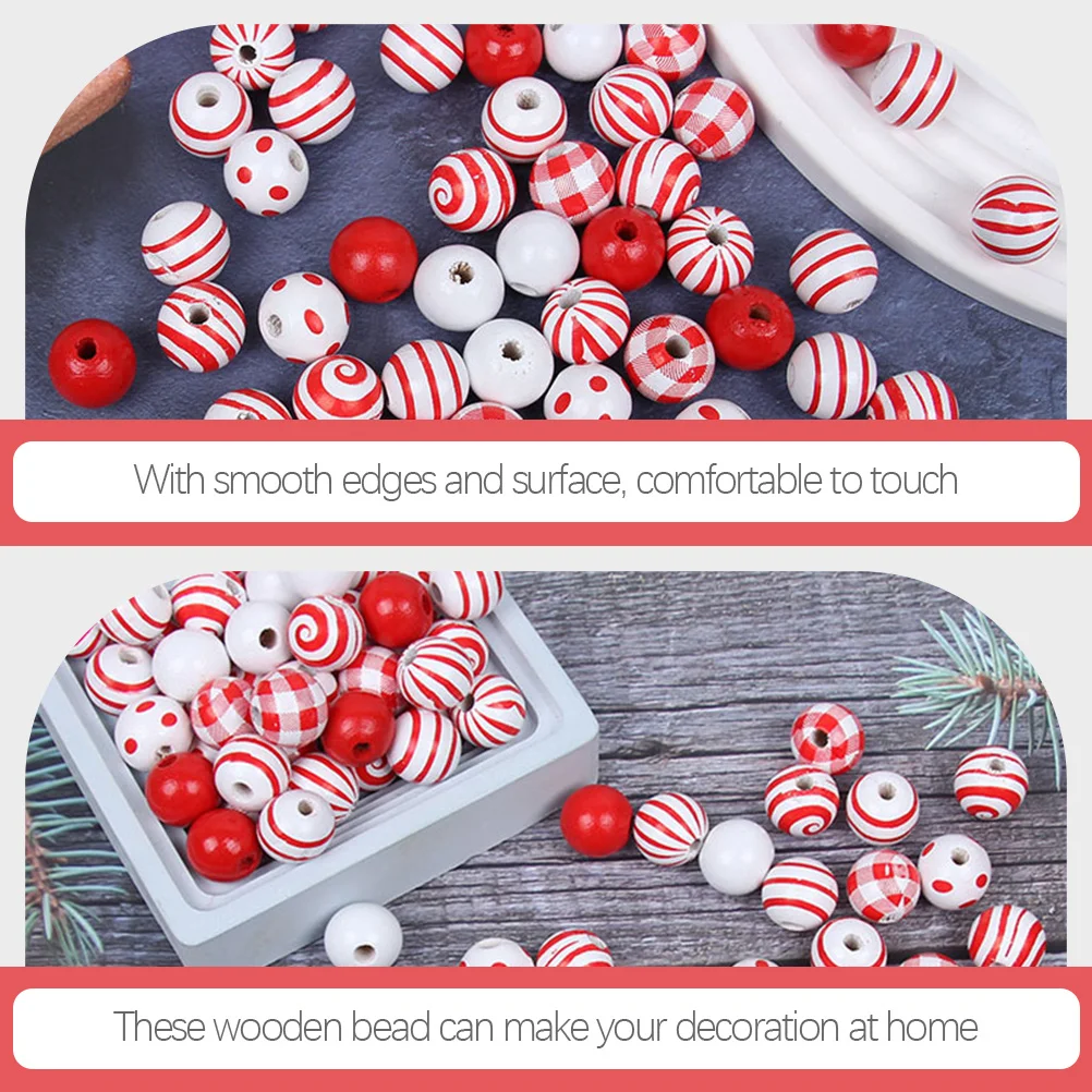 

140 шт. деревянных бусин для рукоделия, натуральные деревянные бусины для изготовления украшений своими руками, браслетов, декора, украшения дома, гирлянд