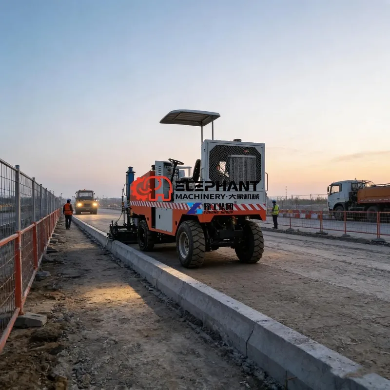 Hot Sale Concrete Curb Slip Forming Machine, Curb Stone Construction Equipment for Municipal Infrastructure