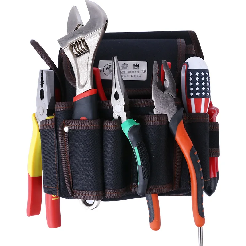 Multifunctionele Canvas Oxford Doek Toolkit Hardware Reparatie Gereedschapstas Grote Hoge Capaciteit Elektricien Timmerman Heuptas