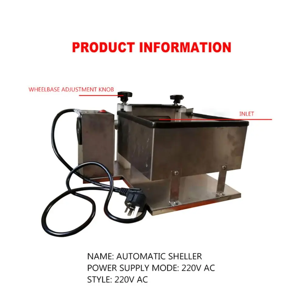 Edamame Sgusciatrice Pelapatate Separatore per sgusciare soia