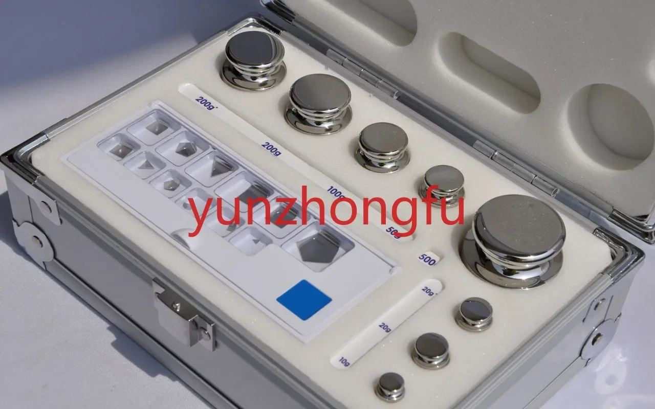 Lab Non Magnetic Stainless Steel Test Standard Calibration Weights Set E2 Class 1mg-500g