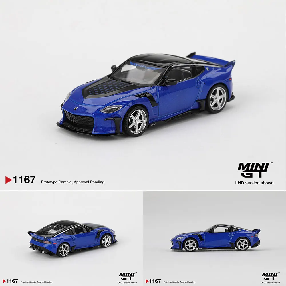 

MINIGT 1/64 Nissan Z VeilSide FFZ400 Seiran Blue Diecast Alloy Car Model JDM Collectible Toy