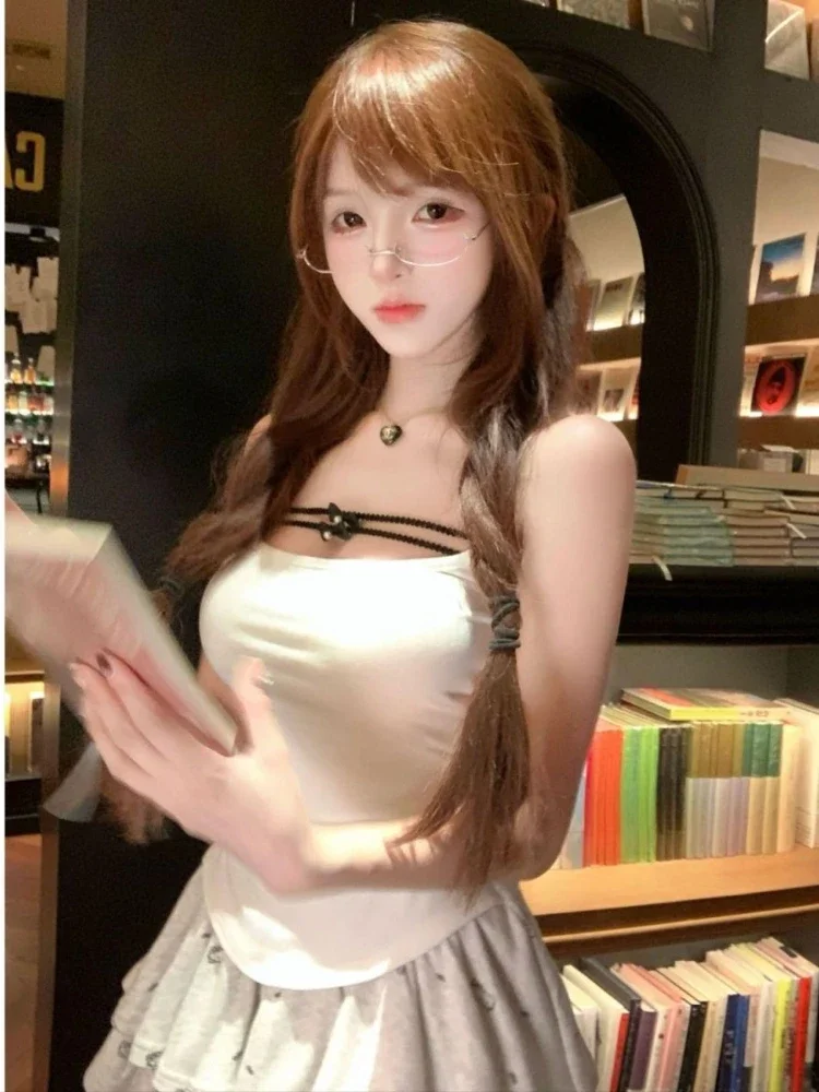 IMU Winter Sweet Elegant Mini Skirt Suit Woman Japanese Lolita Hooded Vintage 3 Piece Sets Female Print Chic Korean Popular Clot