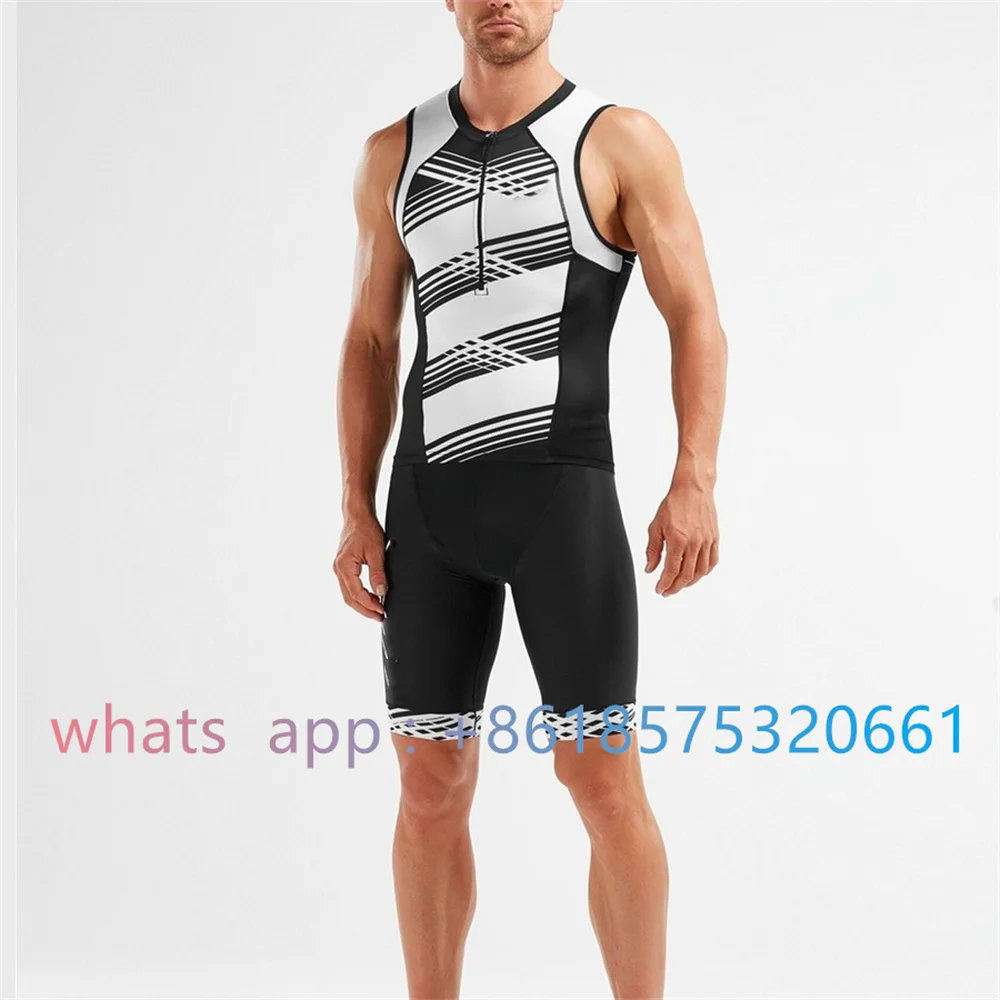 

Cycling Triathlon Trisuit Summer Outdoor Cycle Swimswear Roap Ciclismo Mens Team Mtb Bike Clothing Roadbike Running Bicycle Set