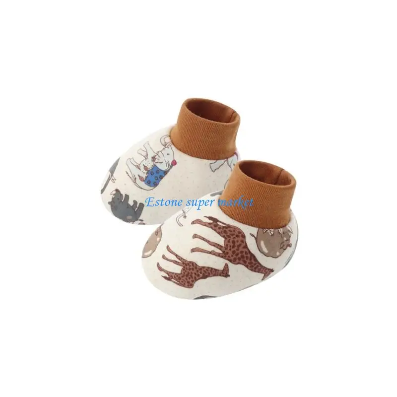 

090B Soft Cotton Infant Socks Pack of 6 Pair Breathable Fabric Elastic Ankle Socks