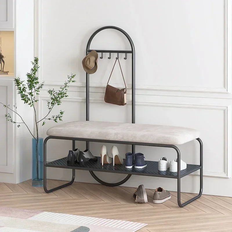 Minimalist Shoe Rack Storage Bench With Bench Vertical Entryway Shoe Cabinets Dustproof Tool Scarpiere Entrance Room Furniture