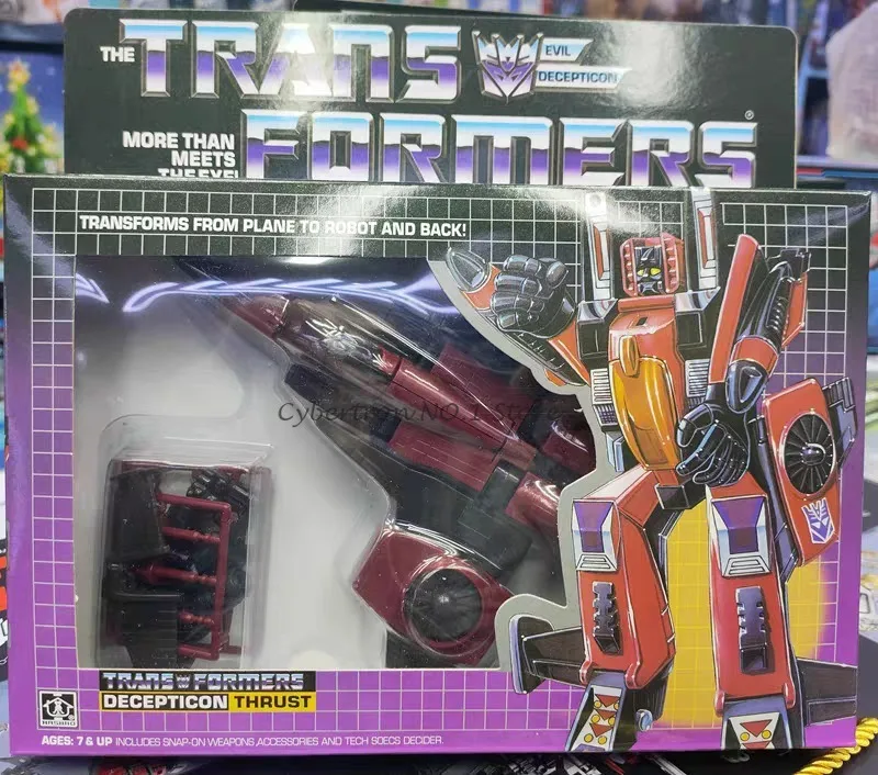 

Трансформеры-роботы G1 Series Thrust KO Version: Коллекционные фигурки персонажей из фильма, модель для хобби, подарок