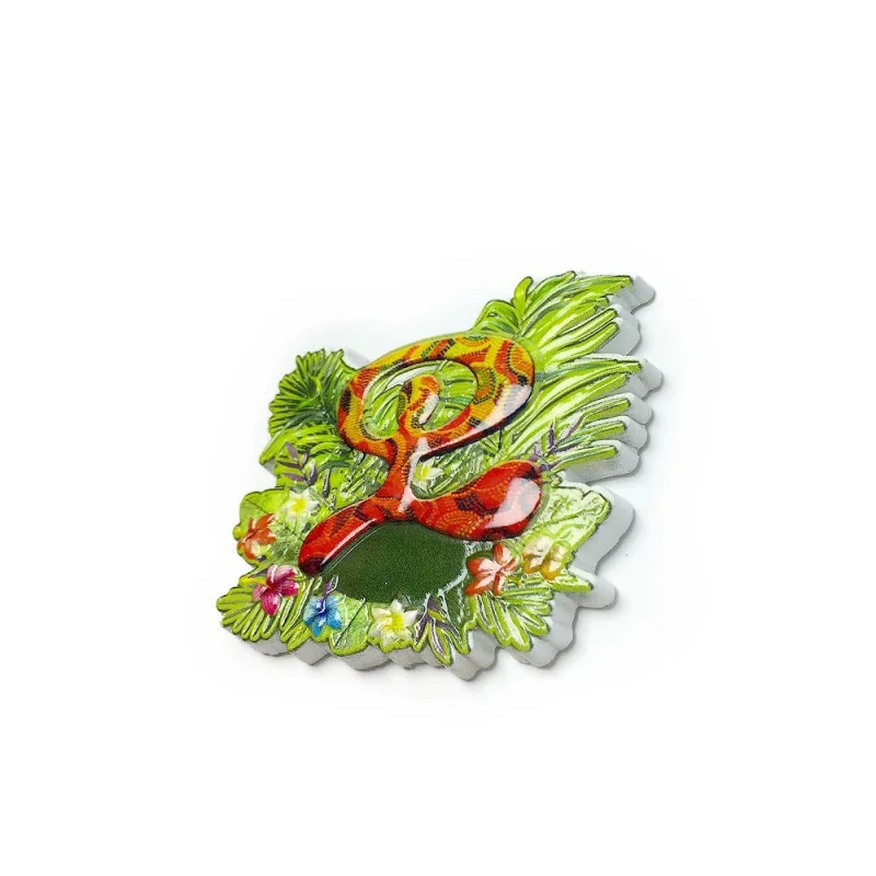 Ornamento a forma di serpente Souvenir dal design unico Regalo di accompagnamento Collezione di souvenir magnetici per frigorifero