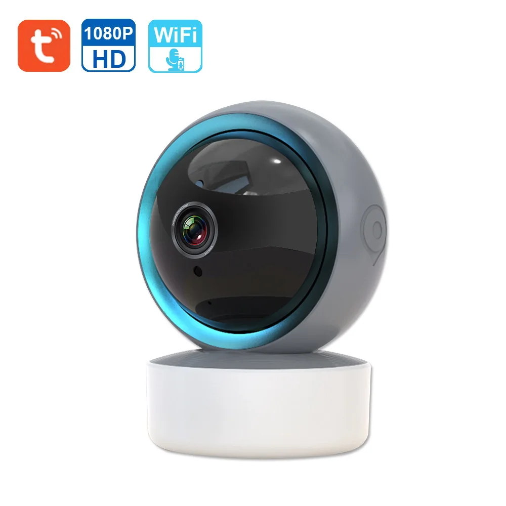 2MP 1080P Tuya APP 360Degree Wireless PTZ IP Dome Camera  AI Humanoid Detection Auto Tracking  Home Security Baby Monitor