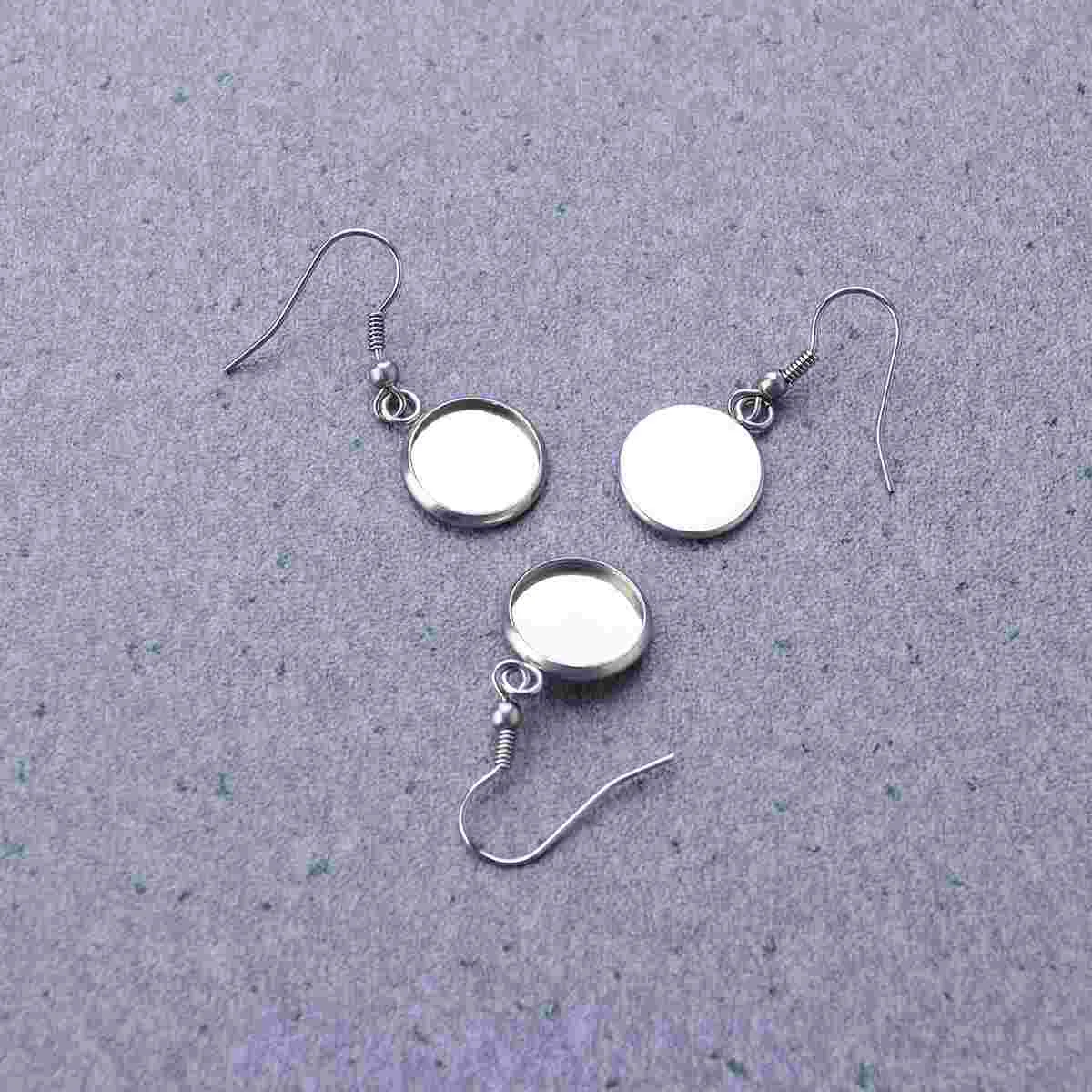 40 Pcs Fine Workmanship Earrings Time Girls Eardrop DIY Party Heart-shaped Stainless Steel Eye-catching