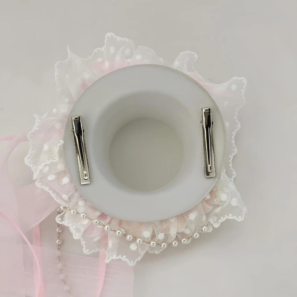 Lolita cocar mini cartola helloween natal princesa laço arco lolita chapéu para cosplay feminino meninas grampo de cabelo acessórios