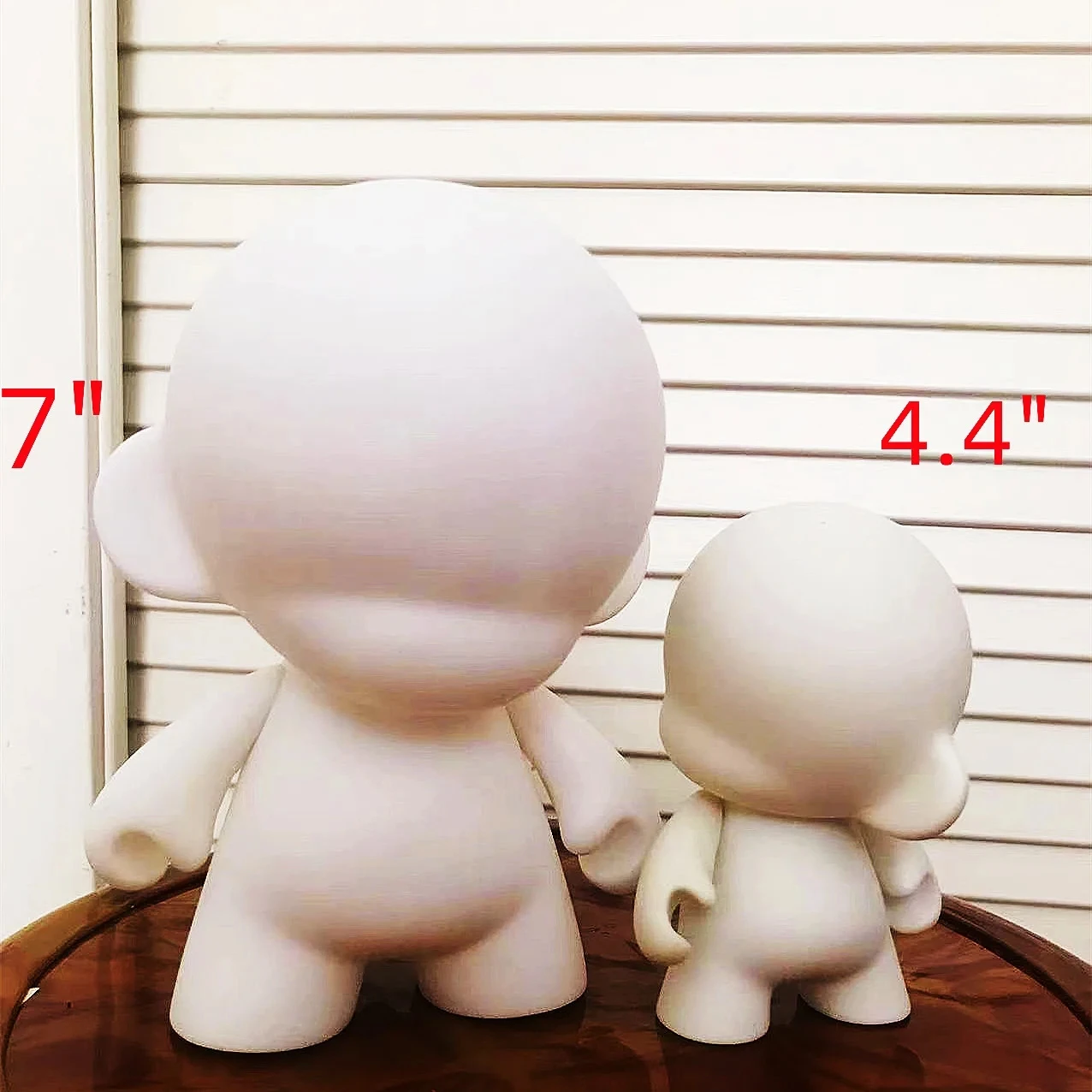 6PC Kidrobot Munny Dunny DIY zabawki dla studentów sztuki białe lalki zrobić to sam winylowe figurka zabawka artystyczne dla chłopców