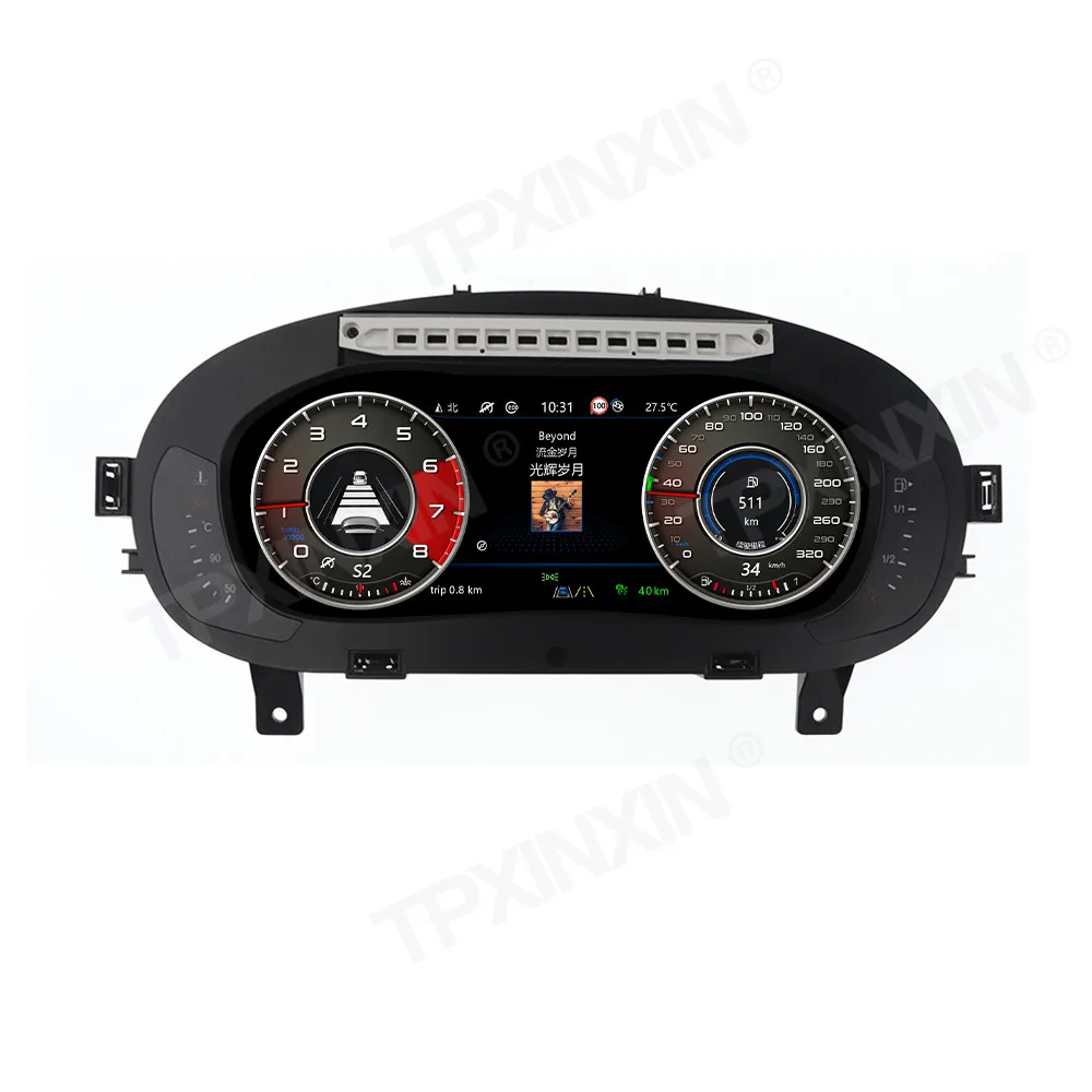 

For Volkswagen CC 2014 Digital Cluster Car LCD Dashboard Panel Virtual Cockpit Instrument Speedometer Screen Unit