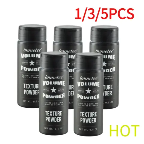 1/3/5PCS 헤어 텍스처라이저 파우더 헤어 볼륨 파우더 매트 효과 오래 지속되는 텍스처라이저 캡처 헤어 스타일 푹신한 질감