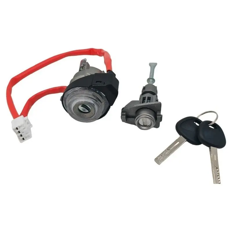 Leading-For Kia Sportage EX Pack 2017-2022 Ignition Lock Cylinder& 2 Keys- Part Numbers 81900-D9G00 81900D9G00