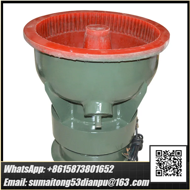 Vibratory polishing grinding machine straight mouth discharge material vibratory polisher machine 220/380V 1PC