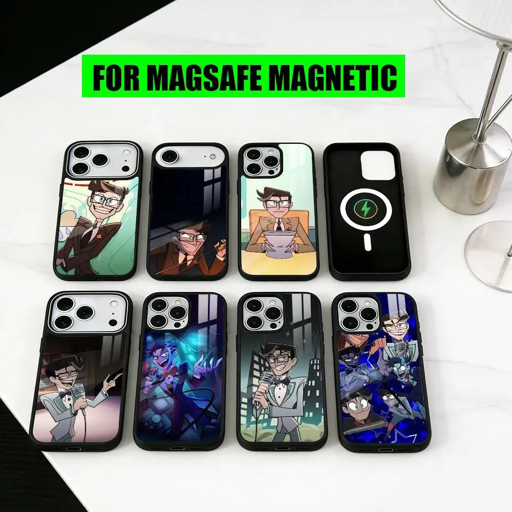 

Cool V-Vincent W-Whittman Vox Phone Case For iPhone17,16,15,14,13,12,11 Plus,Pro Magnetic For Magsafe Wireless Charging
