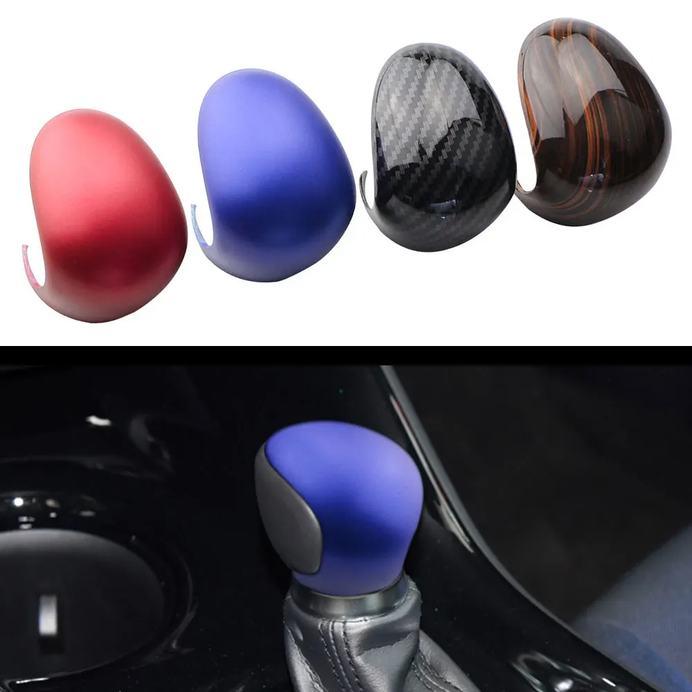 For Toyota CHR C-HR 2016-2019 2020 Carbon Fiber Shift Knobs Shift Lever Gear Shift Decorate Cover Trim