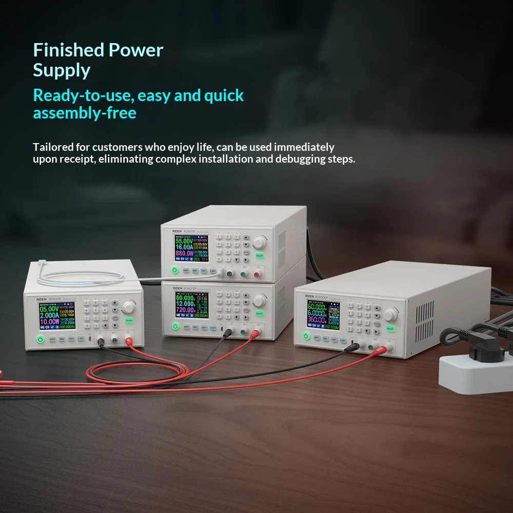 RD6030 Completed Set 60V 30A digital control Stabilized AC DC adjustable Voltage Regulated Lab Bench Power Supply 1500W