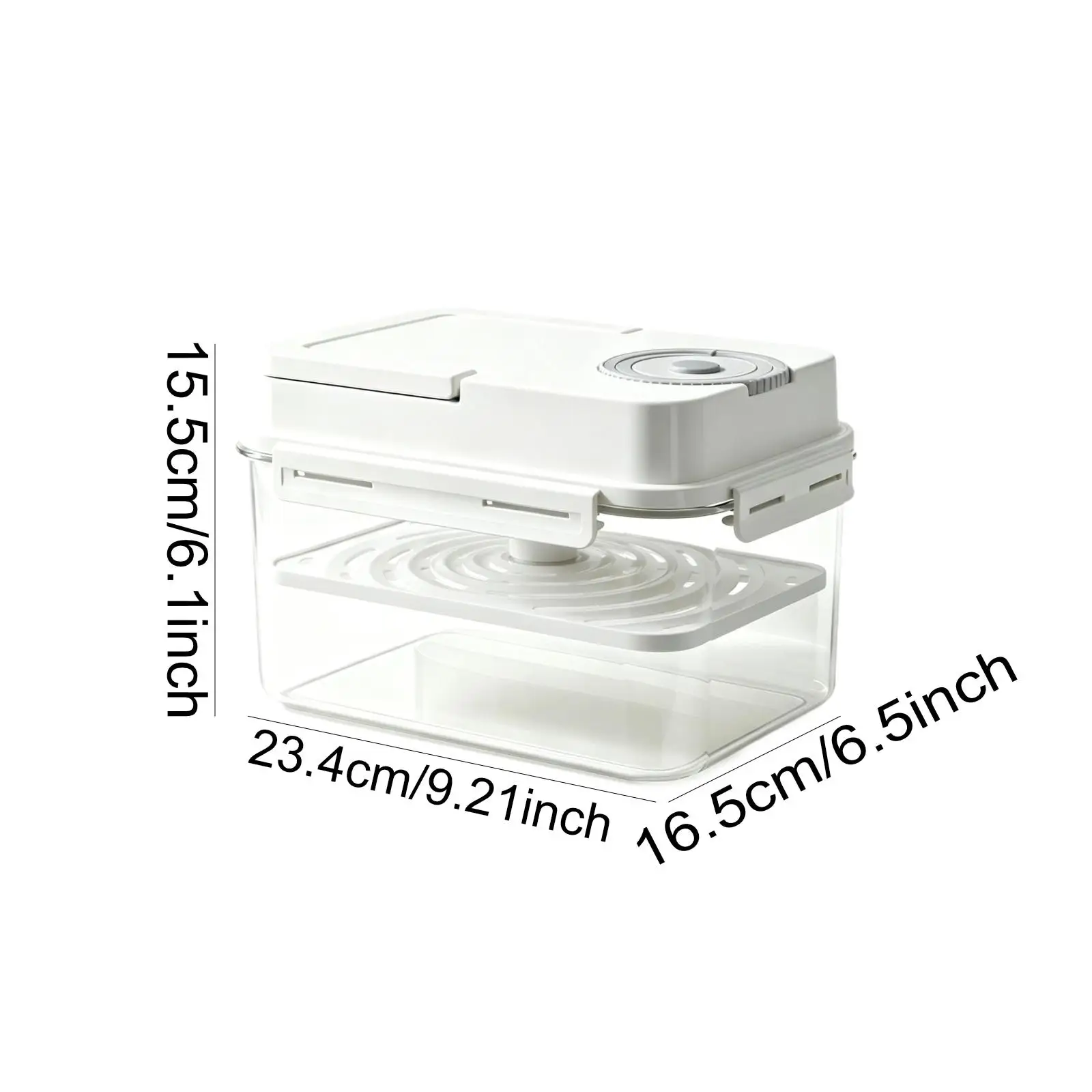 

Kimchi Container Food Grade Fermentation Jar Multifunctional with Sealed Lid Sauerkraut Storage Box Organizer for Office
