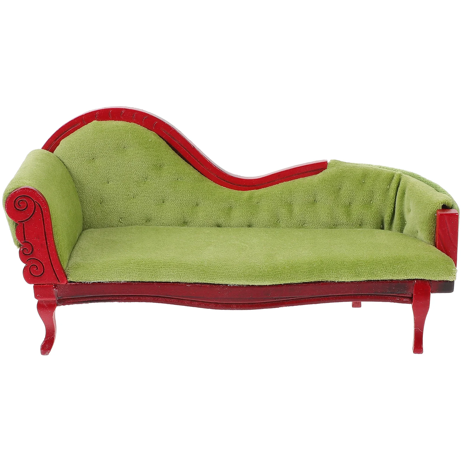 Dollhouse Sofa Tiny Decor Furniture Miniature Small Photo Prop Adorable Imperial Concubine Couch