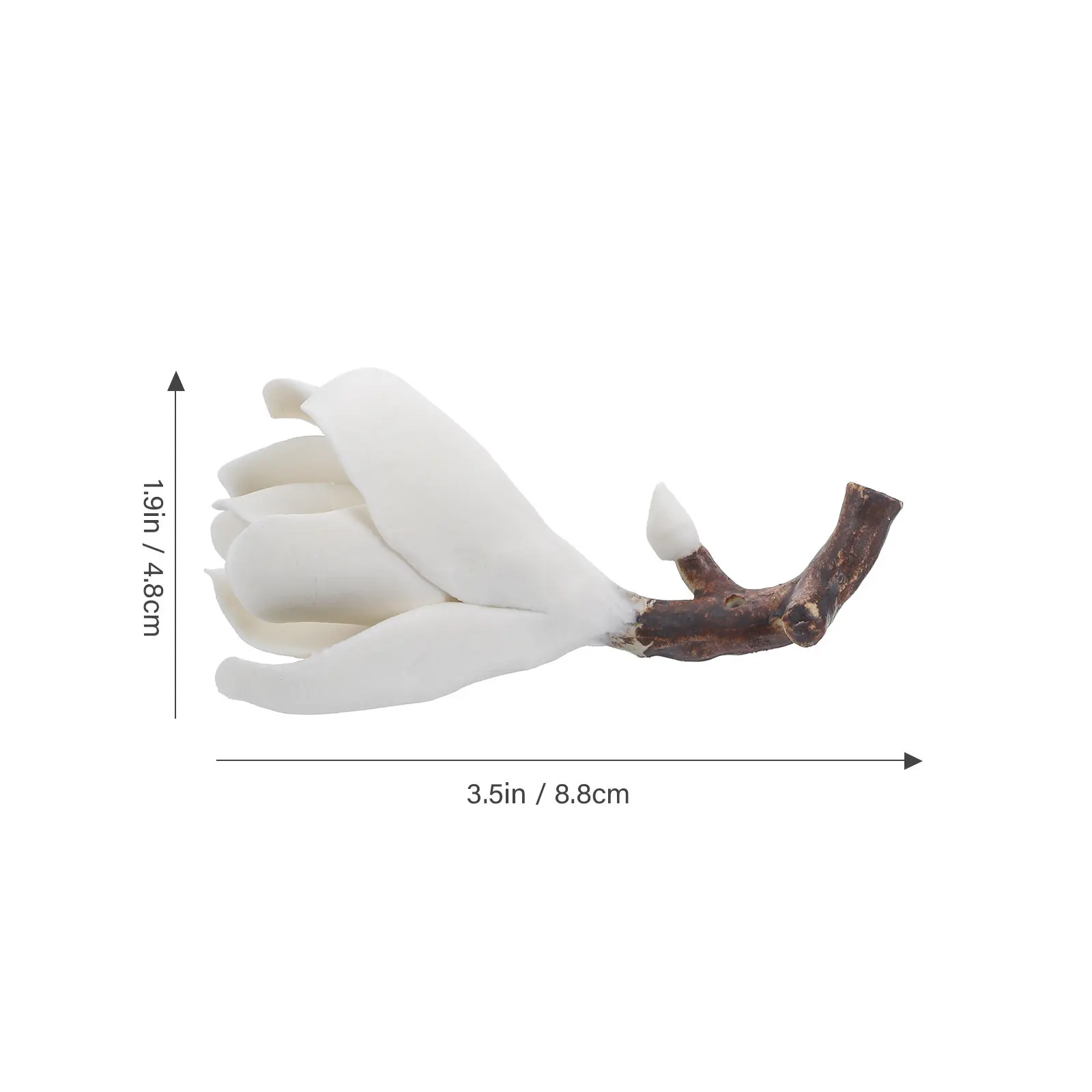Resin Magnolia Brush Pen Stand Chinese Calligraphy Brush Holder Desktop Organizer Artistic Storage Hairbrush Holder