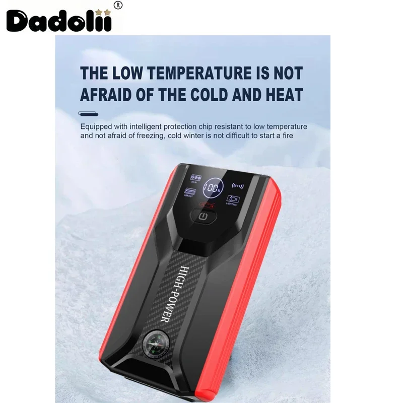 Auto Starthilfe Startgerät Batterie Power Bank 12V98000mAh Jumpstarter Auto Buster Notfall Booster Auto Ladegerät Starthilfe