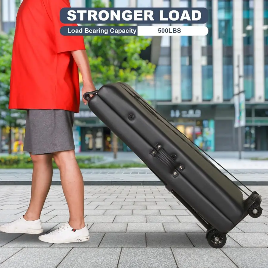 Carrinho de mesa portátil mesa de massagem carrinho de viagem carrinho de mesa de massagem com rodas portátil mesa de massagem transportadora carrinho telescopin