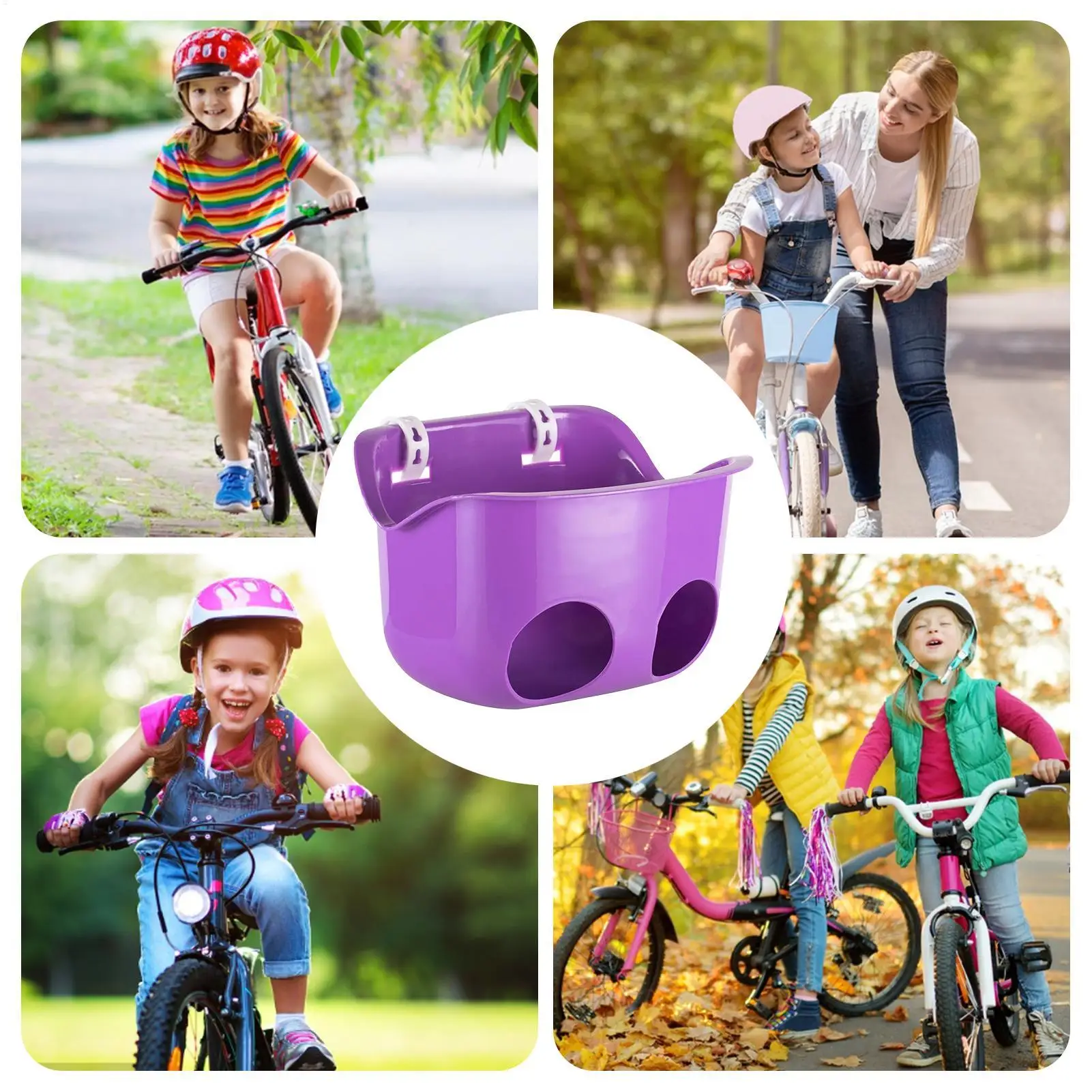 Doll Bicycle Seat Kids Gift Easy to Mount Decorate Doll bicycle seat basket balance bikes tricycles baby strollers view 5