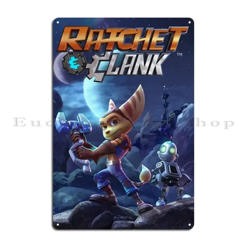 Ratchet And Clank Essential Collection Perfect Gift Metal Plaque Poster Cinema Printing Party Retro Cinema Tin Sign Poster